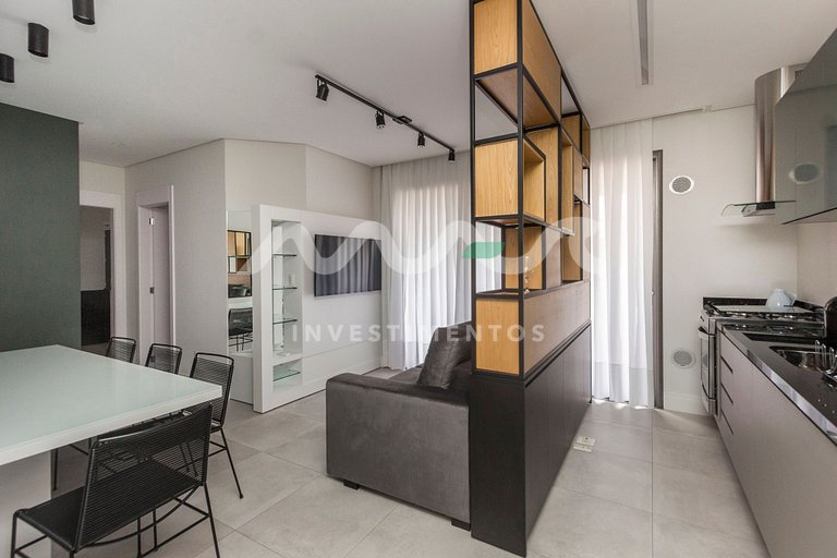 apartamento em Bombinhas com piscina e academia