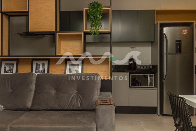 apartamento em Bombinhas com piscina e academia