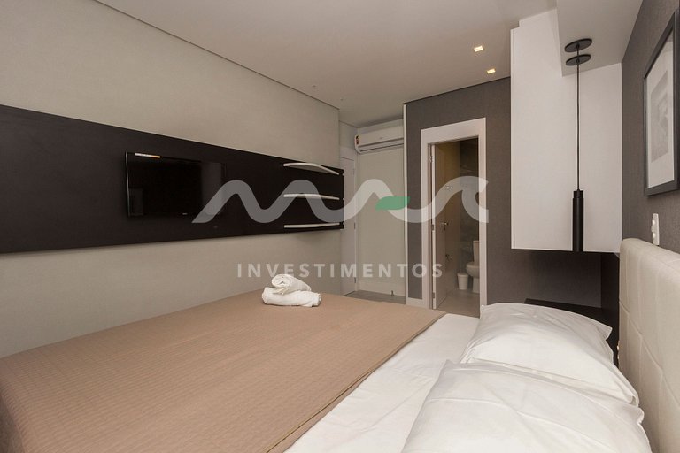 apartamento em Bombinhas com piscina e academia