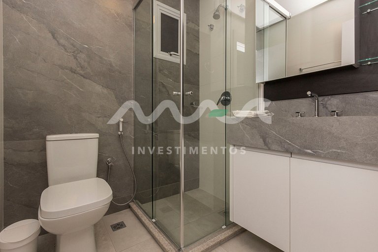 apartamento em Bombinhas com piscina e academia