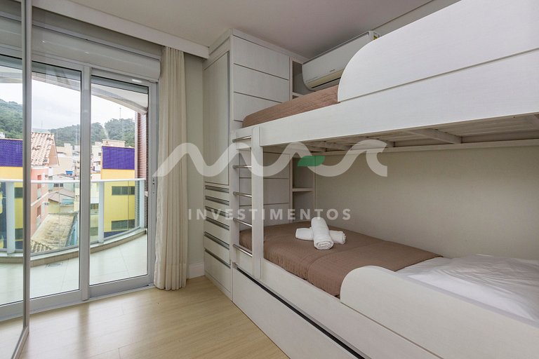211-B Boulevard - 50m do mar & Frente Avenida - Com Jacuzzi