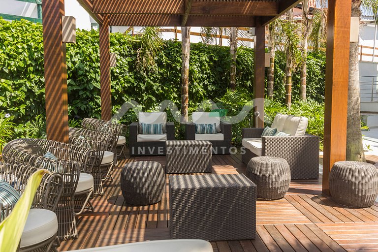 301-B Varandas / Frente Mar / Piscina / Academia