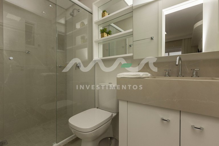 301-B Varandas / Frente Mar / Piscina / Academia