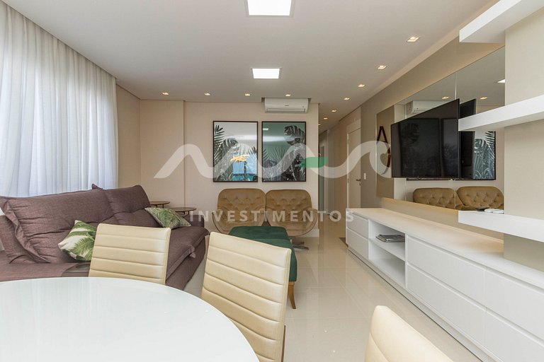 301-B Varandas / Frente Mar / Piscina / Academia