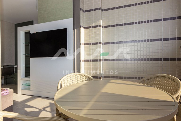 apartamento em Bombinhas com piscina e academia