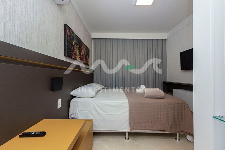 407-A Terrazo Club - Imóvel em Bombas, piscina y jacuzzi