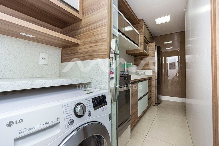 205-A Boulevard - 50m do mar & Frente Avenida - Com Jacuzzi