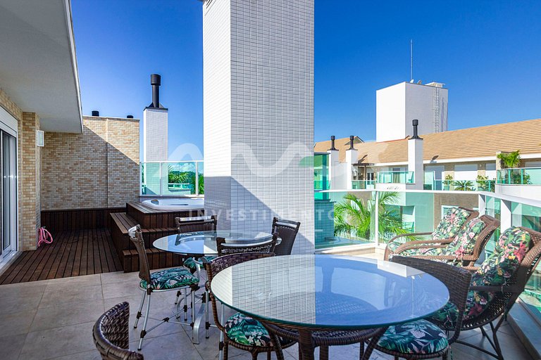 310-D Boulevard - 50m do mar & Frente Avenida - Com Jacuzzi
