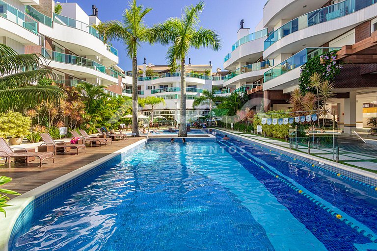 129-E Boulevard - 50m do mar & Frente Avenida - Com Jacuzzi
