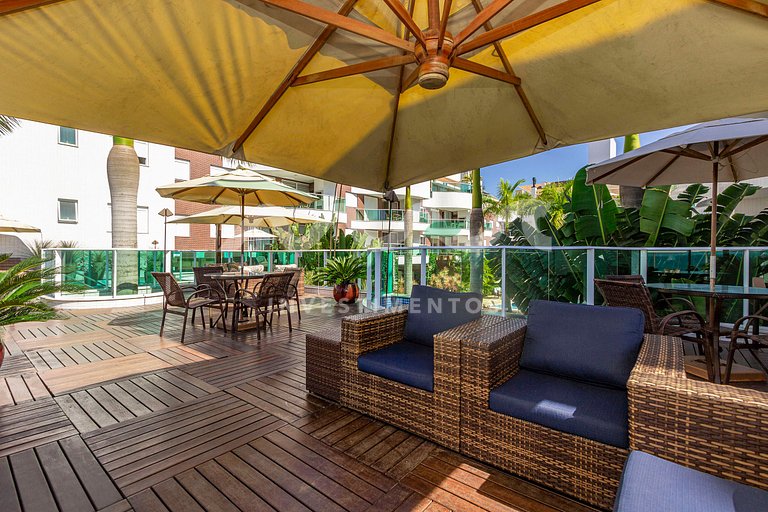 129-E Boulevard - 50m do mar & Frente Avenida - Com Jacuzzi