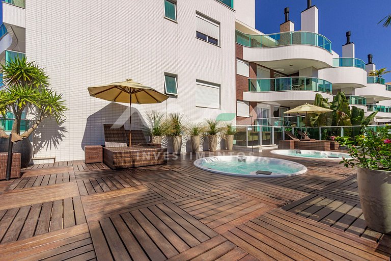 224-D Boulevard - 50m do mar & Frente Avenida - Com Jacuzzi