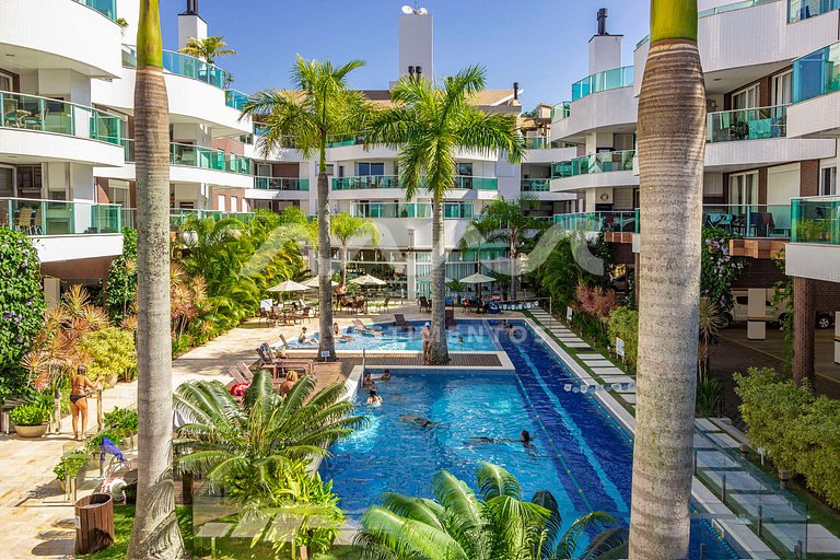 224-D Boulevard - 50m do mar & Frente Avenida - Com Jacuzzi