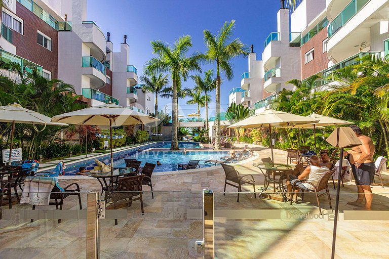 204-A Boulevard - 50m do mar & Frente Avenida - Com Jacuzzi