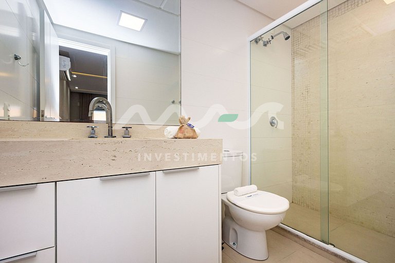 310-D Boulevard - 50m do mar & Frente Avenida - Com Jacuzzi