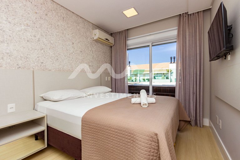 310-D Boulevard - 50m do mar & Frente Avenida - Com Jacuzzi
