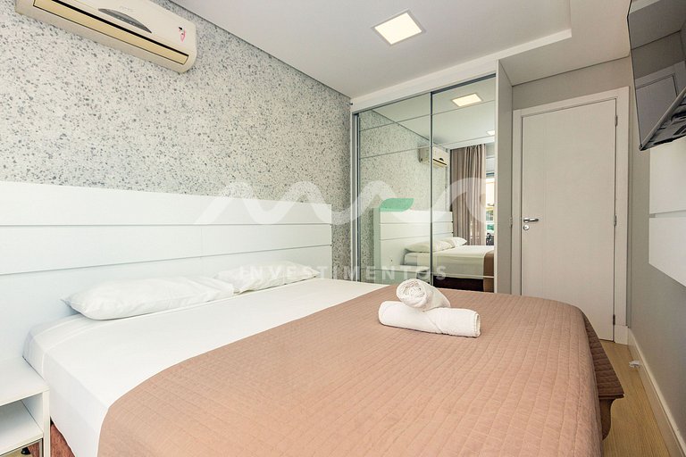 310-D Boulevard - 50m do mar & Frente Avenida - Com Jacuzzi