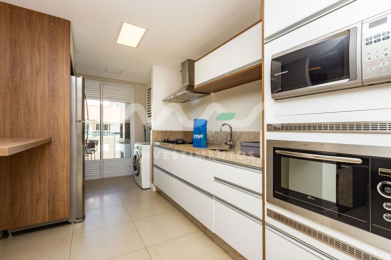 310-D Boulevard - 50m do mar & Frente Avenida - Com Jacuzzi