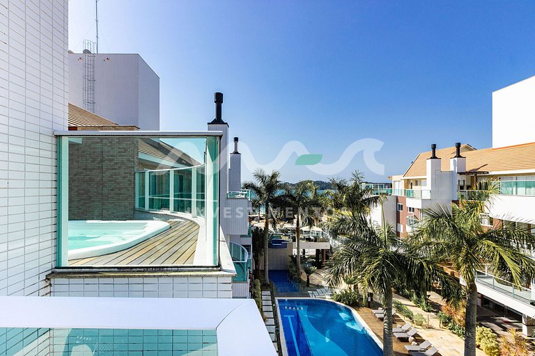 310-D Boulevard - 50m do mar & Frente Avenida - Com Jacuzzi
