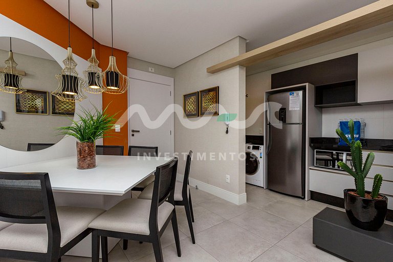 Praia de Bombinhas, apartamento com piscina
