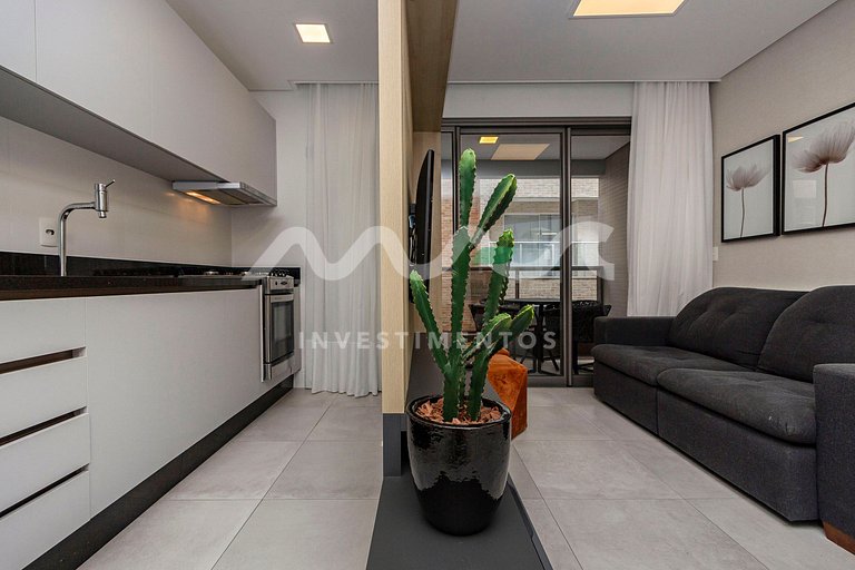 Praia de Bombinhas, apartamento com piscina