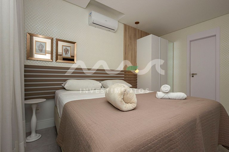 Praia de Bombinhas, apartamento com piscina