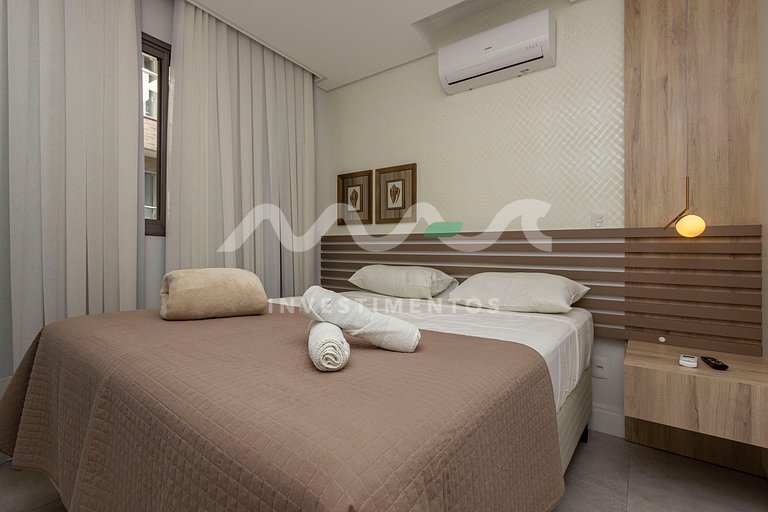 Praia de Bombinhas, apartamento com piscina