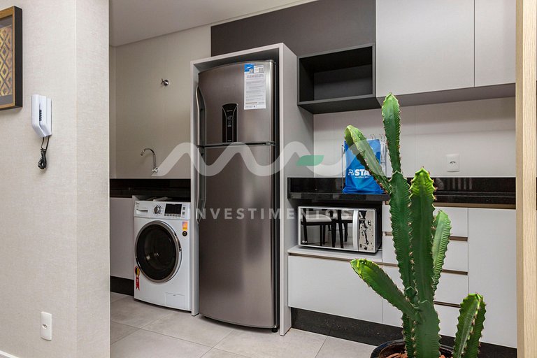 Praia de Bombinhas, apartamento com piscina
