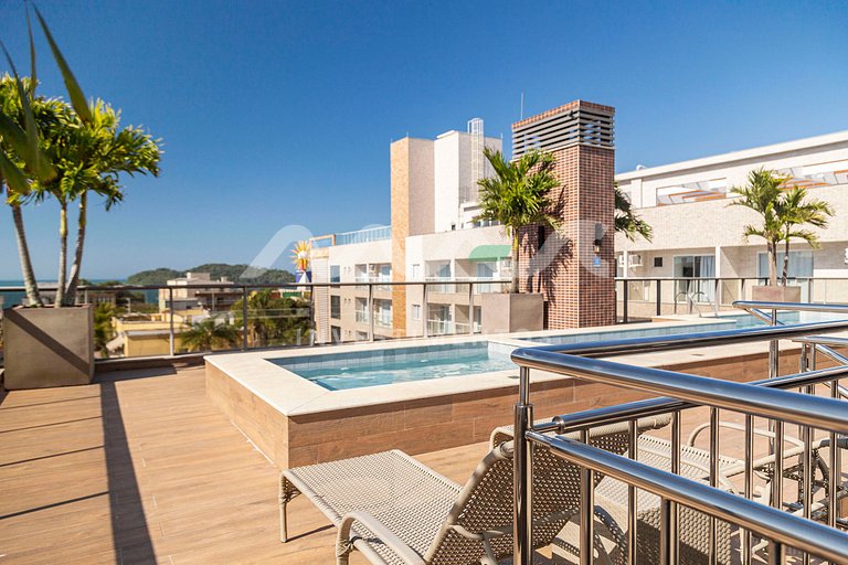 Praia de Bombinhas, apartamento com piscina