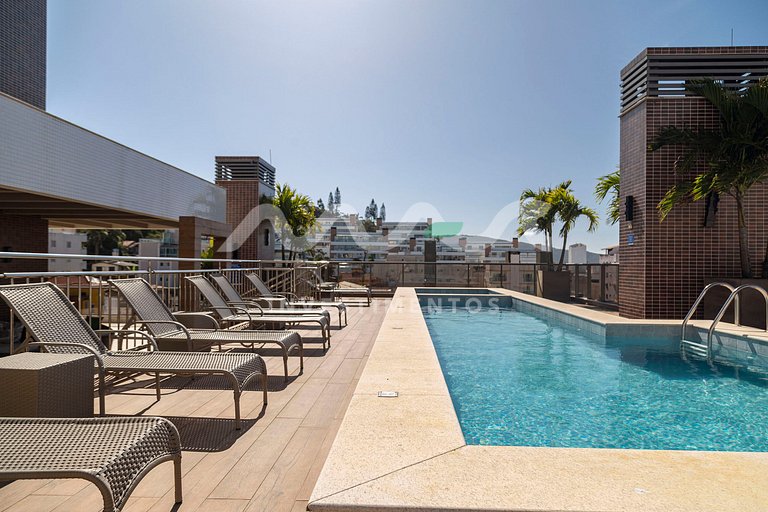 Praia de Bombinhas, apartamento com piscina
