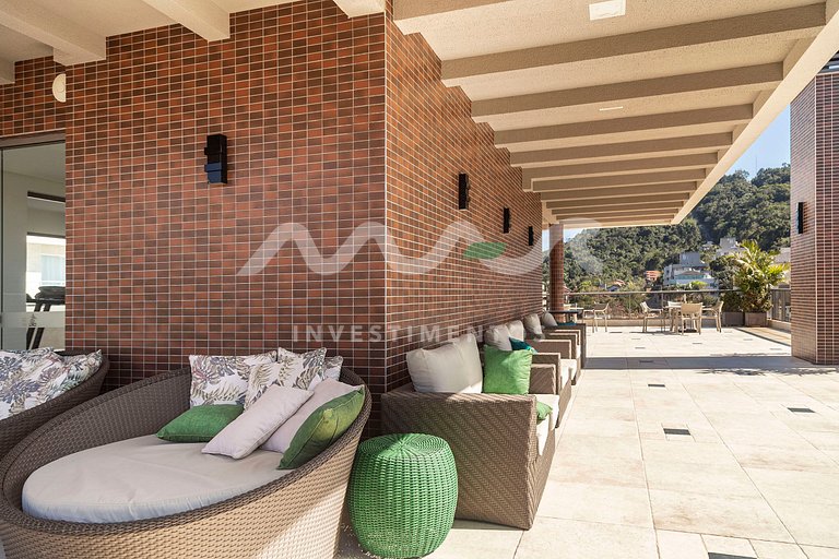 apartamento em Bombinhas com piscina e academia