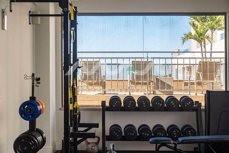 apartamento em Bombinhas com piscina e academia
