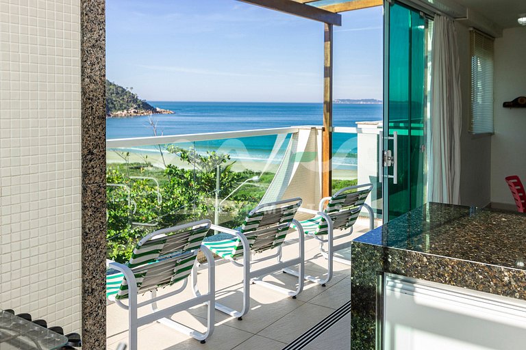 Solar das ilhas 303 - Cobertura vista ao mar com piscina