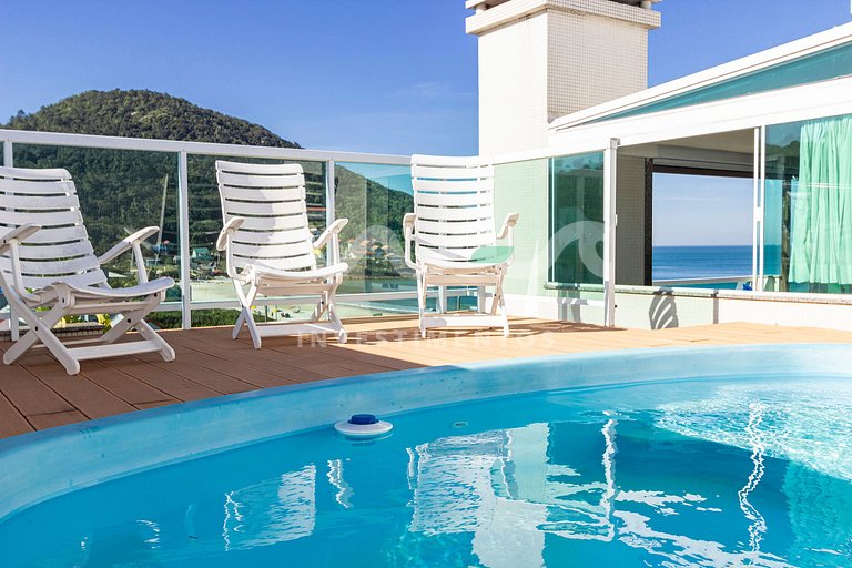 Solar das ilhas 303 - Cobertura vista ao mar com piscina