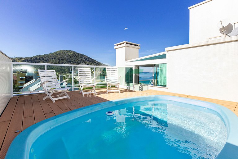 Solar das ilhas 303 - Cobertura vista ao mar com piscina