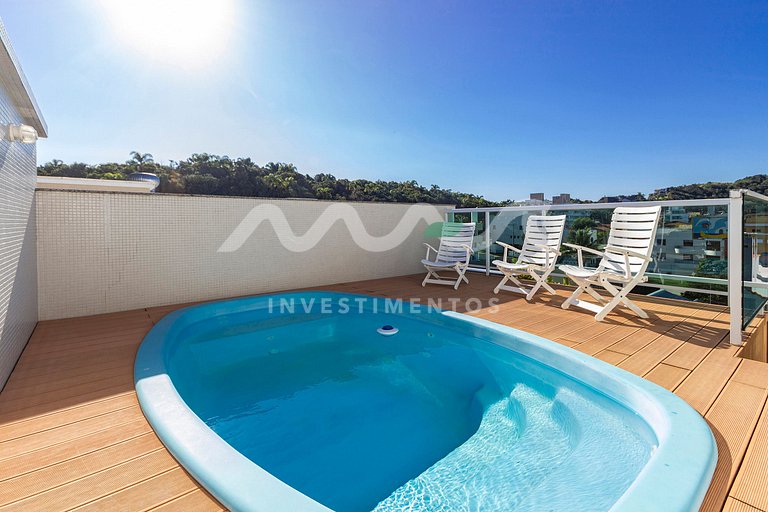 Solar das ilhas 303 - Cobertura vista ao mar com piscina