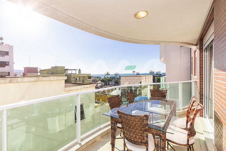 224-D Boulevard - 50m do mar & Frente Avenida - Com Jacuzzi