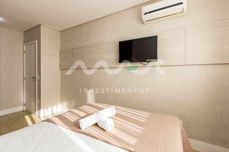 224-D Boulevard - 50m do mar & Frente Avenida - Com Jacuzzi