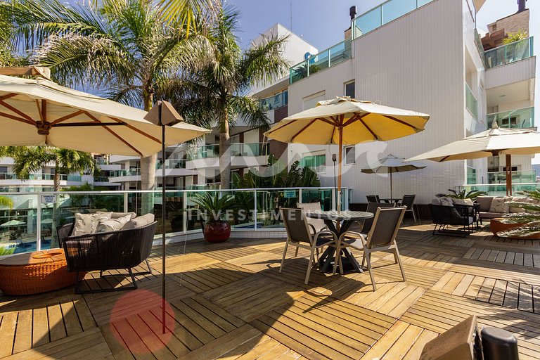 121-D Boulevard - 50m do mar & Frente Avenida - Com Jacuzzi