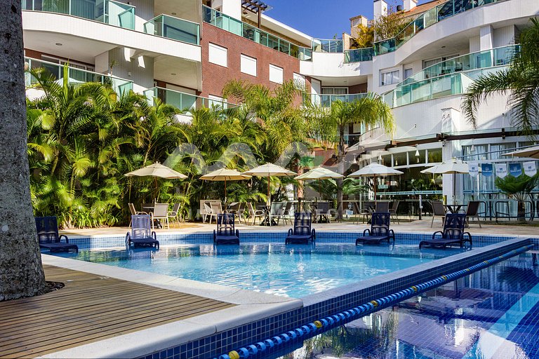 129-E Boulevard - 50m do mar & Frente Avenida - Com Jacuzzi