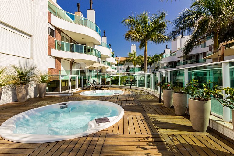 205-A Boulevard - 50m do mar & Frente Avenida - Com Jacuzzi