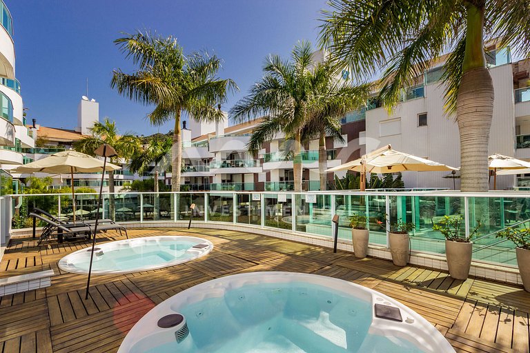 205-A Boulevard - 50m do mar & Frente Avenida - Com Jacuzzi