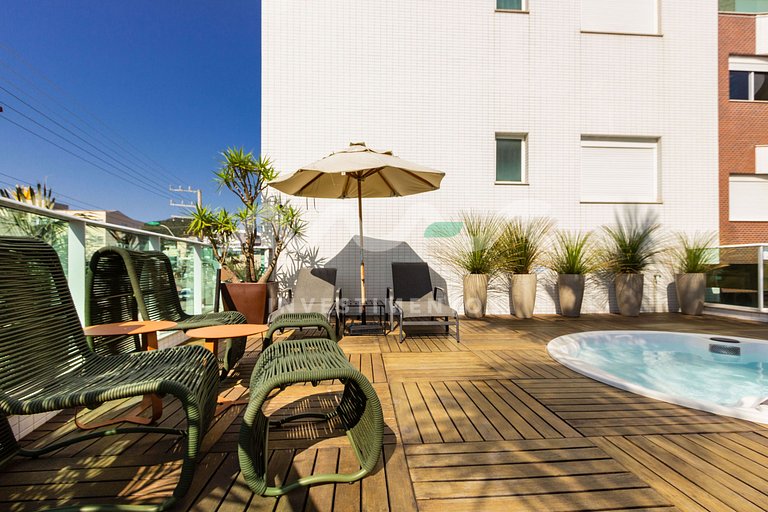 204-A Boulevard - 50m do mar & Frente Avenida - Com Jacuzzi