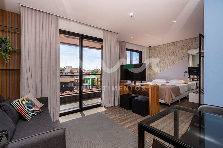 Apartamento em Bombinhas, vista ao mar