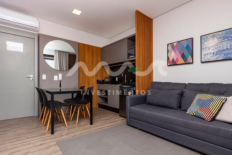 Apartamento em Bombinhas, vista ao mar