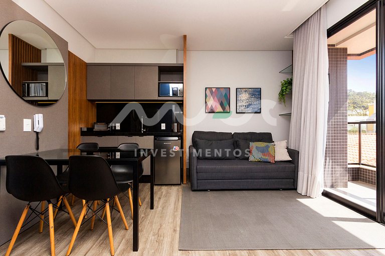 Apartamento em Bombinhas, vista ao mar