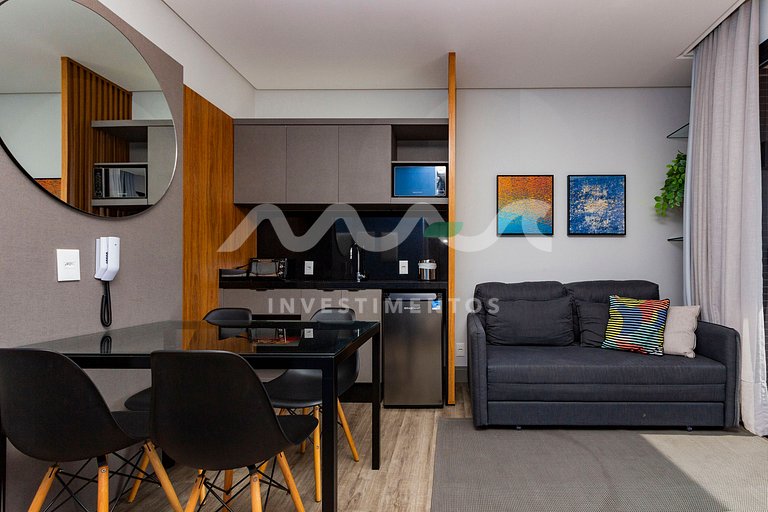 Apartamento na Avenida principal, com vista ao mar