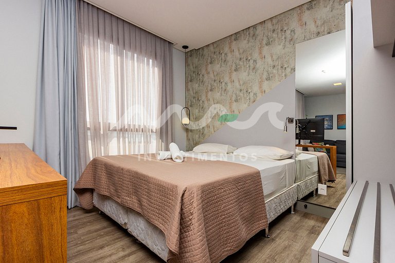 Apartamento na Avenida principal, com vista ao mar