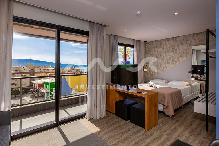 Apartamento na Avenida principal, com vista ao mar