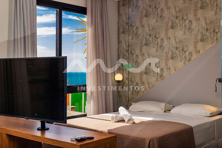 303 AION - Departamento en Bombinhas - Vista al Mar - Piscin