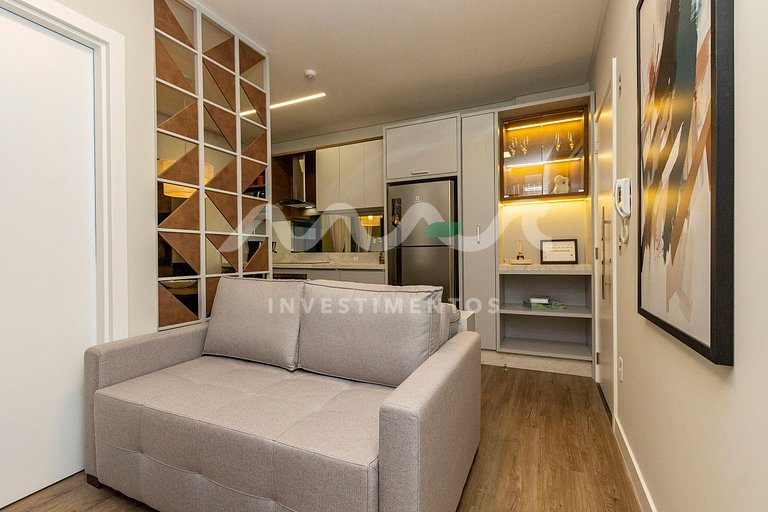 Vila Francione 302- Novo Loft a Metros do Mar em Bombas